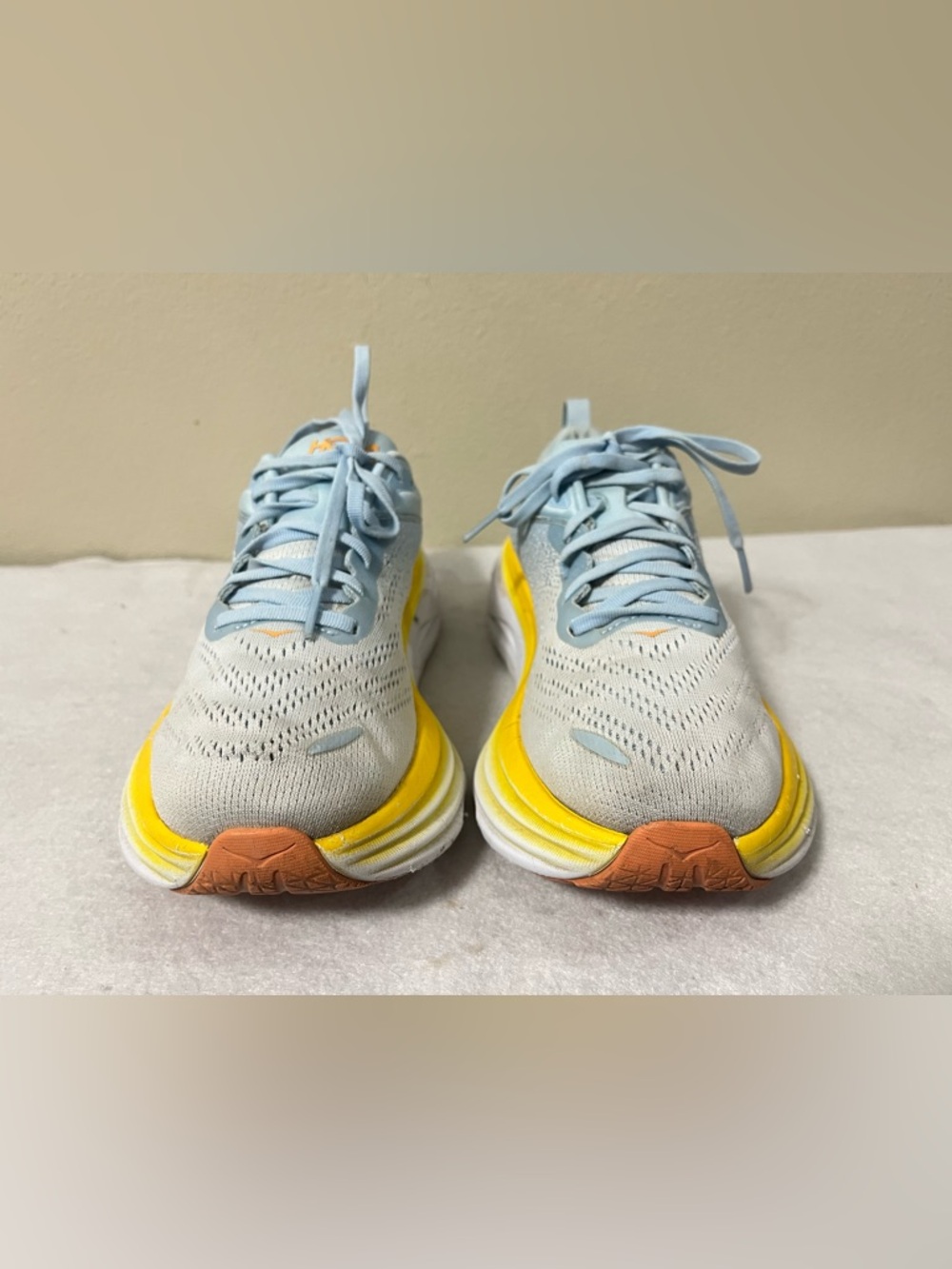 Hoka Bondi 8 Womens Size 7.5 D Summer Song Blue Country Air Sneakers - Picture 6 of 11